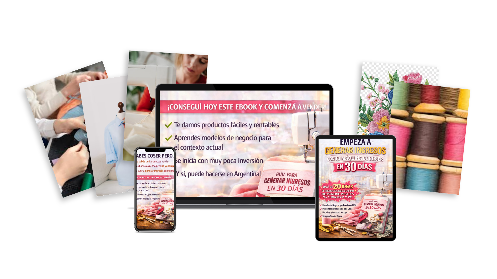 GENERA INGRESOS CON TU MAQUINA DE COSER EN 30 DIAS.